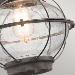 Elstead Lighting Bridge Point kinkiet zewnętrzny 1x60 W postarzany cynk KL-BRIDGEPOINT-L
