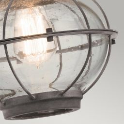 Elstead Lighting Bridge Point kinkiet zewnętrzny 1x60 W postarzany cynk KL-BRIDGEPOINT-M