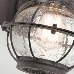 Elstead Lighting Bridge Point kinkiet zewnętrzny 1x60 W postarzany cynk KL-BRIDGEPOINT-S
