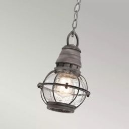 Elstead Lighting Beacon Square lampa wisząca zewnętrzna 1x60 W postarzany cynk KL-BRIDGEPOINT8S