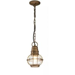 Elstead Lighting Beacon Square lampa wisząca 1x60 W mosiądz KL-BRIDGEPOINT8S-NBR