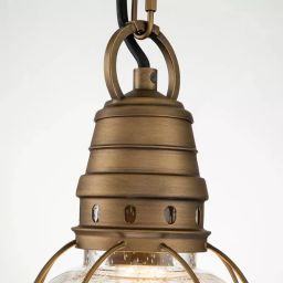 Elstead Lighting Beacon Square lampa wisząca 1x60 W mosiądz KL-BRIDGEPOINT8S-NBR