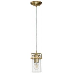 Elstead Lighting Brinley lampa wisząca 1x60 W szczotkowany mosiądz KL-BRINLEY-MP-BB