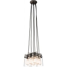 Elstead Lighting Brinley lampa wisząca 6x60 W stary brąz KL-BRINLEY6-OZ