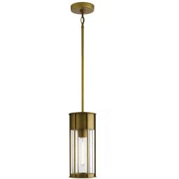 Elstead Lighting Camillo lampa wisząca zewnętrzna 1x60 W mosiądz KL-CAMILLO-P-PNBR