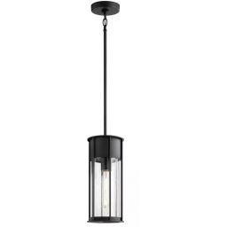 Elstead Lighting Camillo lampa wisząca zewnętrzna 1x60 W czarna KL-CAMILLO-P-TBK
