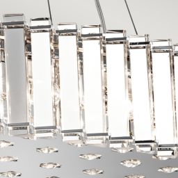 Elstead Lighting Crystal Skye lampa wisząca 12x3 W chrom KL-CRYSTAL-SKYE-I-L