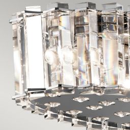 Elstead Lighting Crystal Skye lampa wisząca 12x3 W chrom KL-CRYSTAL-SKYE-I-L