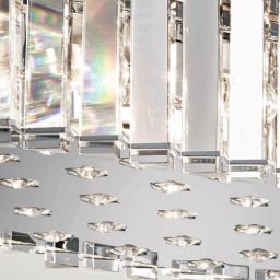 Elstead Lighting Crystal Skye lampa wisząca 12x3 W chrom KL-CRYSTAL-SKYE-I-L