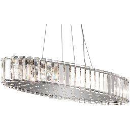 Elstead Lighting Crystal Skye lampa wisząca 12x3 W chrom KL-CRYSTAL-SKYE-I-L