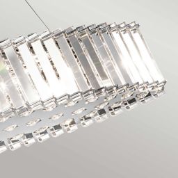 Elstead Lighting Crystal Skye lampa wisząca 8x3 W chrom KL-CRYSTAL-SKYE-ISLE