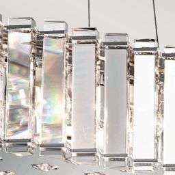 Elstead Lighting Crystal Skye lampa wisząca 8x3 W chrom KL-CRYSTAL-SKYE-ISLE