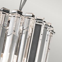 Elstead Lighting Crystal Skye lampa wisząca 2x3 W chrom KL-CRYSTAL-SKYE-MP
