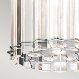 Elstead Lighting Crystal Skye lampa wisząca 2x3 W chrom KL-CRYSTAL-SKYE-MP