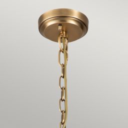 Elstead Lighting Deryn lampa wisząca 3x60 W mosiądz KL-DERYN3-NBR