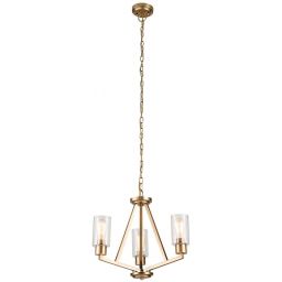 Elstead Lighting Deryn lampa wisząca 3x60 W mosiądz KL-DERYN3-NBR