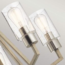 Elstead Lighting Deryn lampa wisząca 5x60 W szary/popielaty KL-DERYN5-DAG