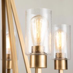 Elstead Lighting Deryn lampa wisząca 5x60 W mosiądz KL-DERYN5-NBR