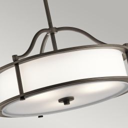 Elstead Lighting Emory lampa wisząca 3x60 W stary brąz KL-EMORY-P-S-OZ