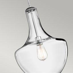 Elstead Lighting Everly lampa wisząca 1x60 W chrom KL-EVERLY-P-M-CH