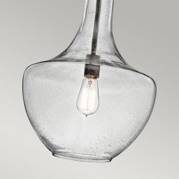 Elstead Lighting Everly lampa wisząca 1x60 W brązowa KL-EVERLY-P-M-OZ
