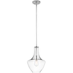 Elstead Lighting Everly lampa wisząca 1x60 W chrom KL-EVERLY-P-S-CH