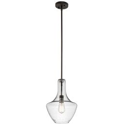 Elstead Lighting Everly lampa wisząca 1x60 W brązowa KL-EVERLY-P-S-OZ