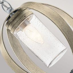 Elstead Lighting Grand Bank lampa wisząca zewnętrzna 1x60 W szara KL-GRAND-BANK-P-DAG