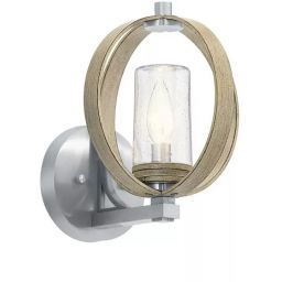 Elstead Lighting Grand Bank kinkiet 1x40 W szary KL-GRAND-BANK1-DAG