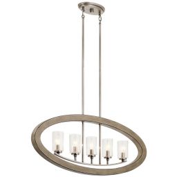 Elstead Lighting Grand Bank lampa wisząca 5x40 W chrom KL-GRAND-BANK5
