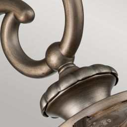 Elstead Lighting Halleron kinkiet zewnętrzny 3x40 W oksydowany brąz KL-HALLERON-2M-BU