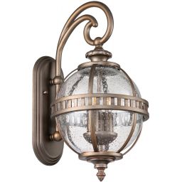 Elstead Lighting Halleron kinkiet zewnętrzny 2x40 W oksydowany brąz KL-HALLERON-2S-BU
