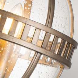 Elstead Lighting Halleron lampa stojąca zewnętrzna 3x40 W oksydowany brąz KL-HALLERON-3M-BU