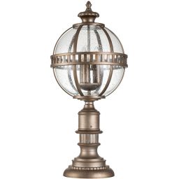 Elstead Lighting Halleron lampa stojąca zewnętrzna 3x40 W oksydowany brąz KL-HALLERON-3M-BU