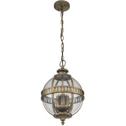 Elstead Lighting Halleron lampa wisząca 3x40 W oksydowany brąz KL-HALLERON-8M-BU