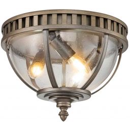 Elstead Lighting Halleron plafon zewnętrzny 3x40 W oksydowany brąz KL-HALLERON-F-BU