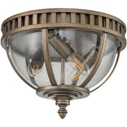 Elstead Lighting Halleron plafon zewnętrzny 3x40 W oksydowany brąz KL-HALLERON-F-BU