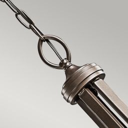 Elstead Lighting Lacey lampa wisząca 5x40 W brązowa-kremowa KL-LACEY5-MB