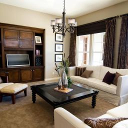 Elstead Lighting Lacey lampa wisząca 5x40 W brązowa-kremowa KL-LACEY5-MB