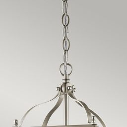 Elstead Lighting Larkin lampa wisząca 2x60 W szczotkowany nikiel KL-LARKIN-P-S-NI