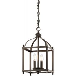 Elstead Lighting Larkin lampa wisząca 2x60 W stary brąz KL-LARKIN-P-S-OZ