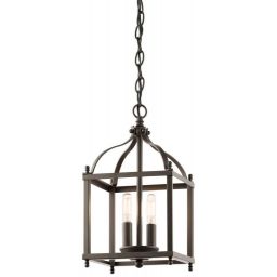 Elstead Lighting Larkin lampa wisząca 2x60 W stary brąz KL-LARKIN-P-S-OZ