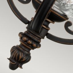 Elstead Lighting Luverne kinkiet zewnętrzny 1x60 W brązowy KL-LUVERNE2-S
