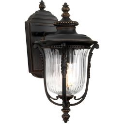 Elstead Lighting Luverne kinkiet zewnętrzny 1x60 W brązowy KL-LUVERNE2-S