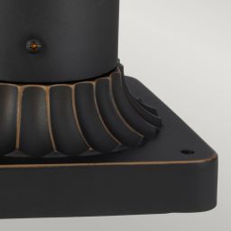 Elstead Lighting Luverne lampa stojąca zewnętrzna 1x60 W brązowa KL-LUVERNE3-M