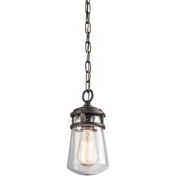 Elstead Lighting Lyndon lampa wisząca 1x60 W brązowa KL-LYNDON8-S-AZ