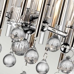 Elstead Lighting Piper lampa podsufitowa 3x60 W polerowany chrom KL-PIPER-SF-PC