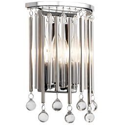 Elstead Lighting Piper kinkiet 2x60 W polerowany chrom KL-PIPER2-PC