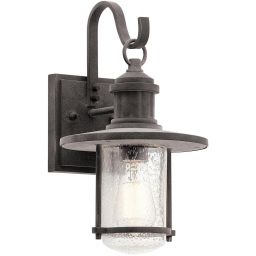 Elstead Lighting Riverwood kinkiet zewnętrzny 1x60 W postarzany cynk KL-RIVERWOOD2-M