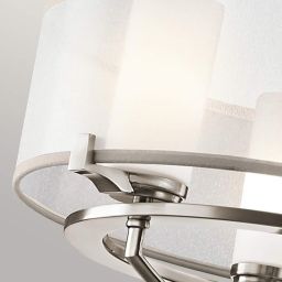 Elstead Lighting Saldana lampa wisząca 3x3 W klasyczny pewter KL-SALDANA3